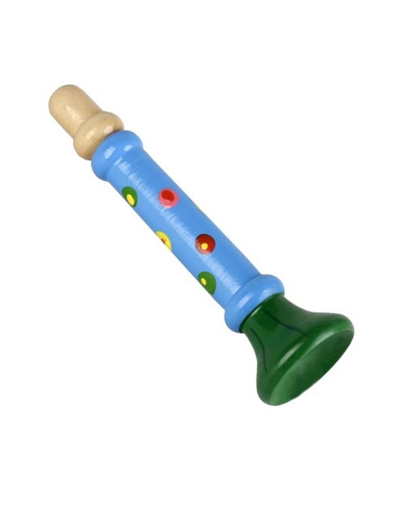 Wooden Horn Hooter Trumpet Musical Instrument Toy for Kids Children Early Education Music Tool