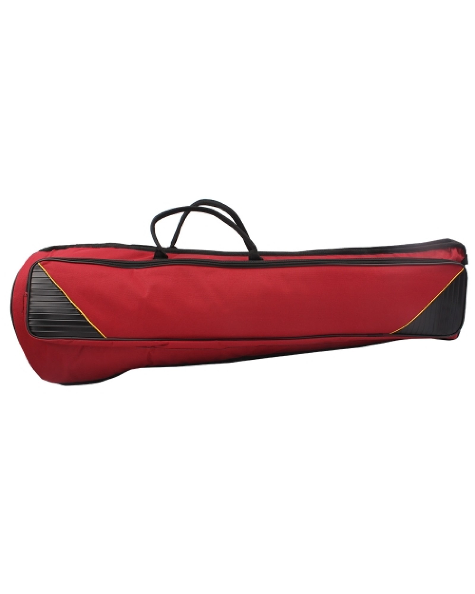 600D Water-resistant Trombone Gig Bag Oxford Cloth Backpack Adjustable Shoulder Straps Pocket 5mm Cotton Padded for Alto/Tenor T