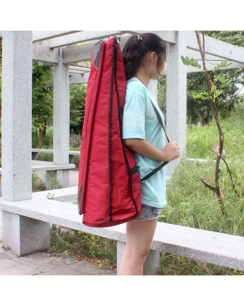 600D Water-resistant Trombone Gig Bag Oxford Cloth Backpack Adjustable Shoulder Straps Pocket 5mm Cotton Padded for Alto/Tenor T