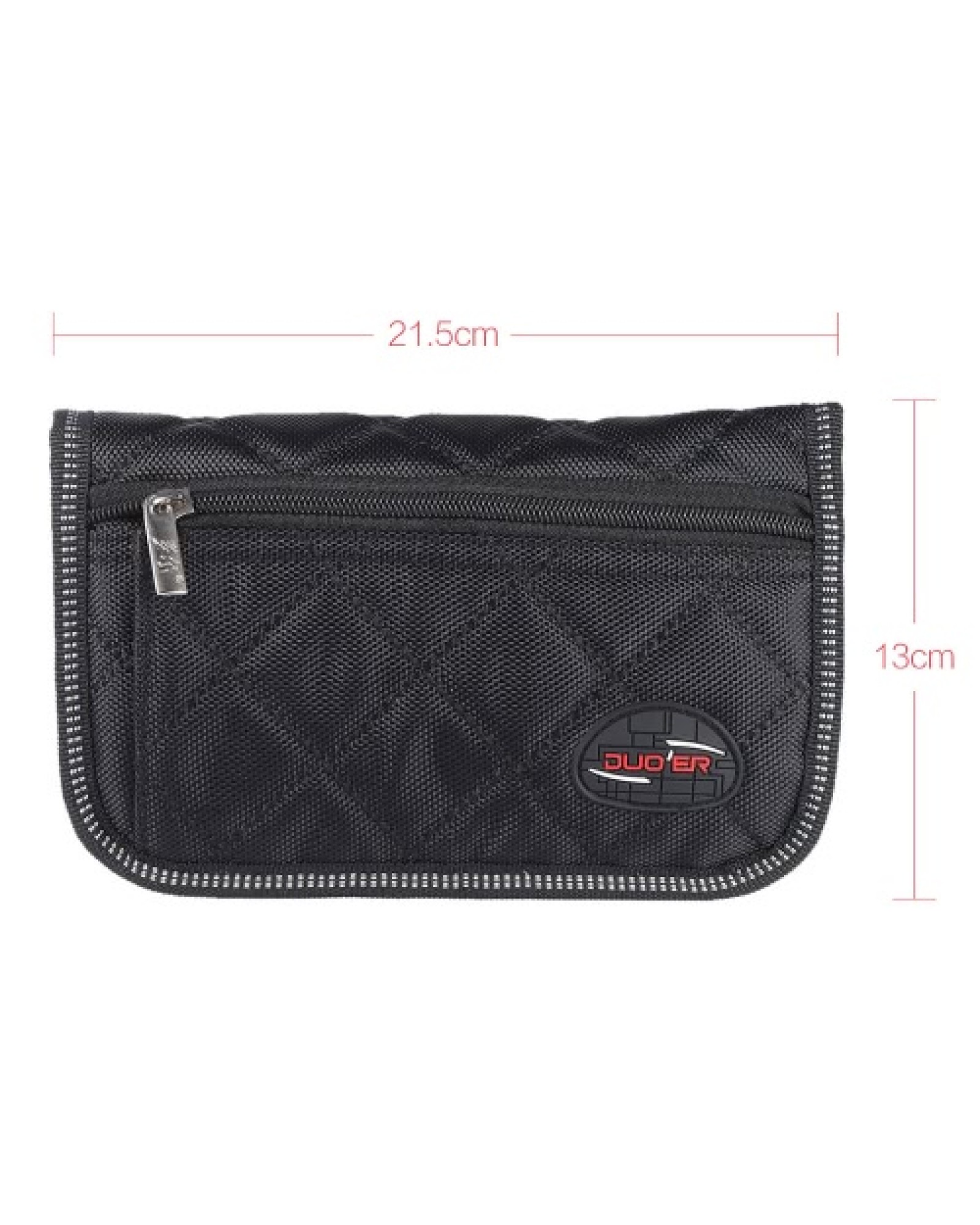 Durable Trombone Euphonium Trumpet Mouthpiece Pouch Bag with 4 Soft Compartments Black