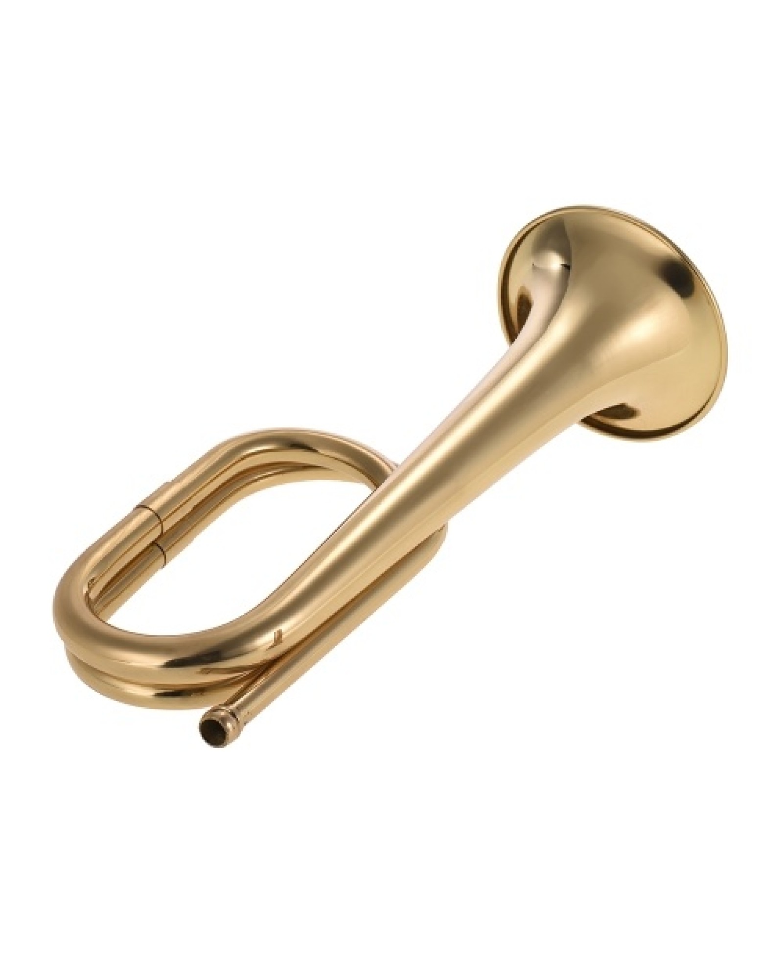 B Flat Bugle Call Trumpet Brass Cavalry Horn with Mouthpiece