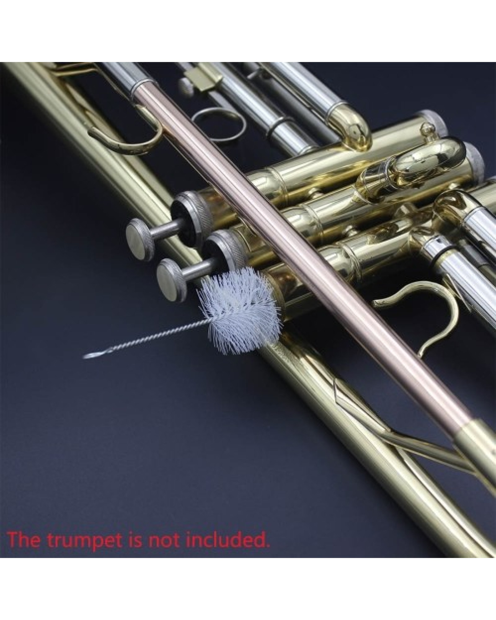 Trumpet Maintenance Cleaning Kit Mouthpiece Brush + Valve Brush + Flexible Brush Musical Instrument Maintenance Cleaning Accesso