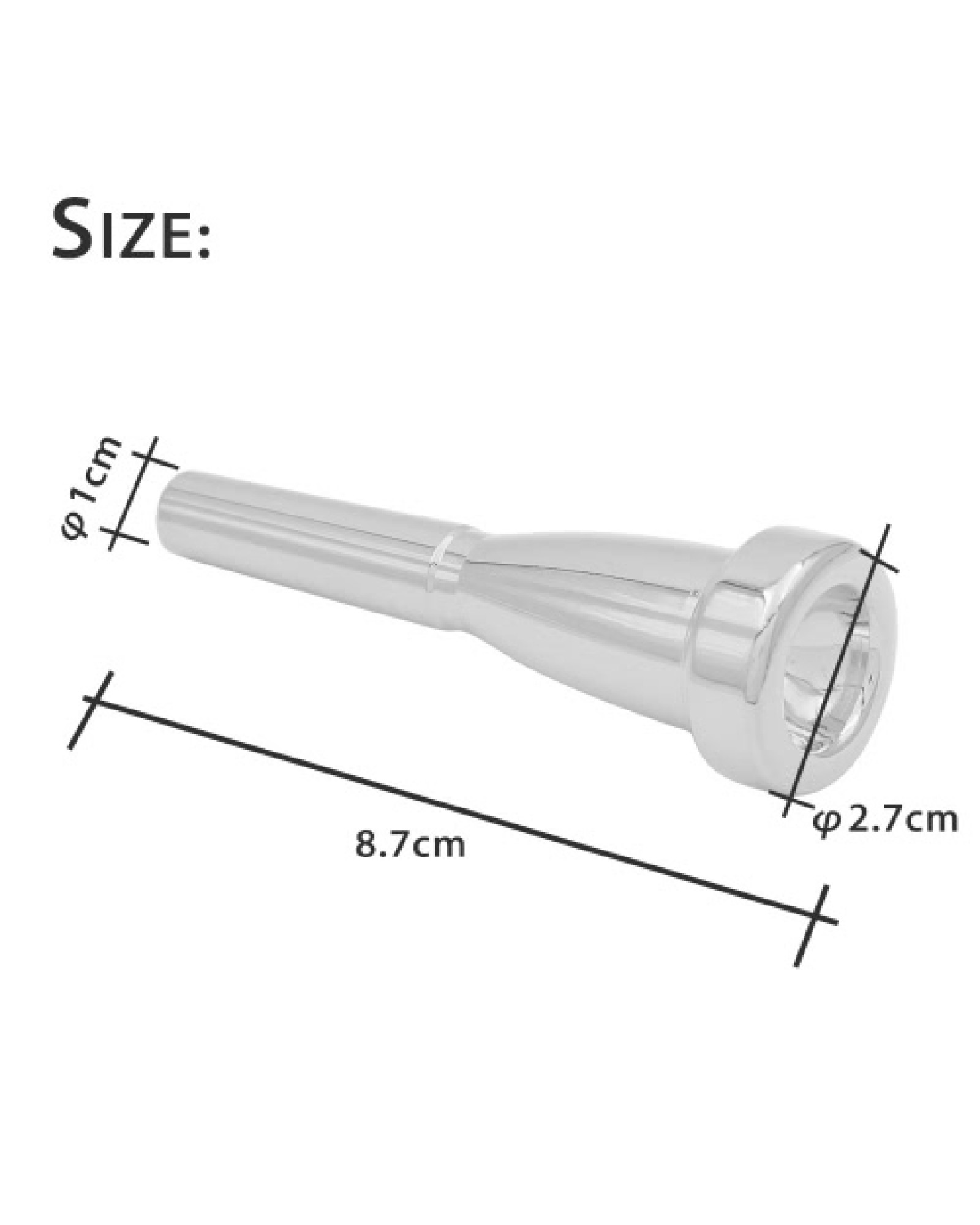 3C Trumpet Mouthpiece Copper Material Trumpet Accessories Parts