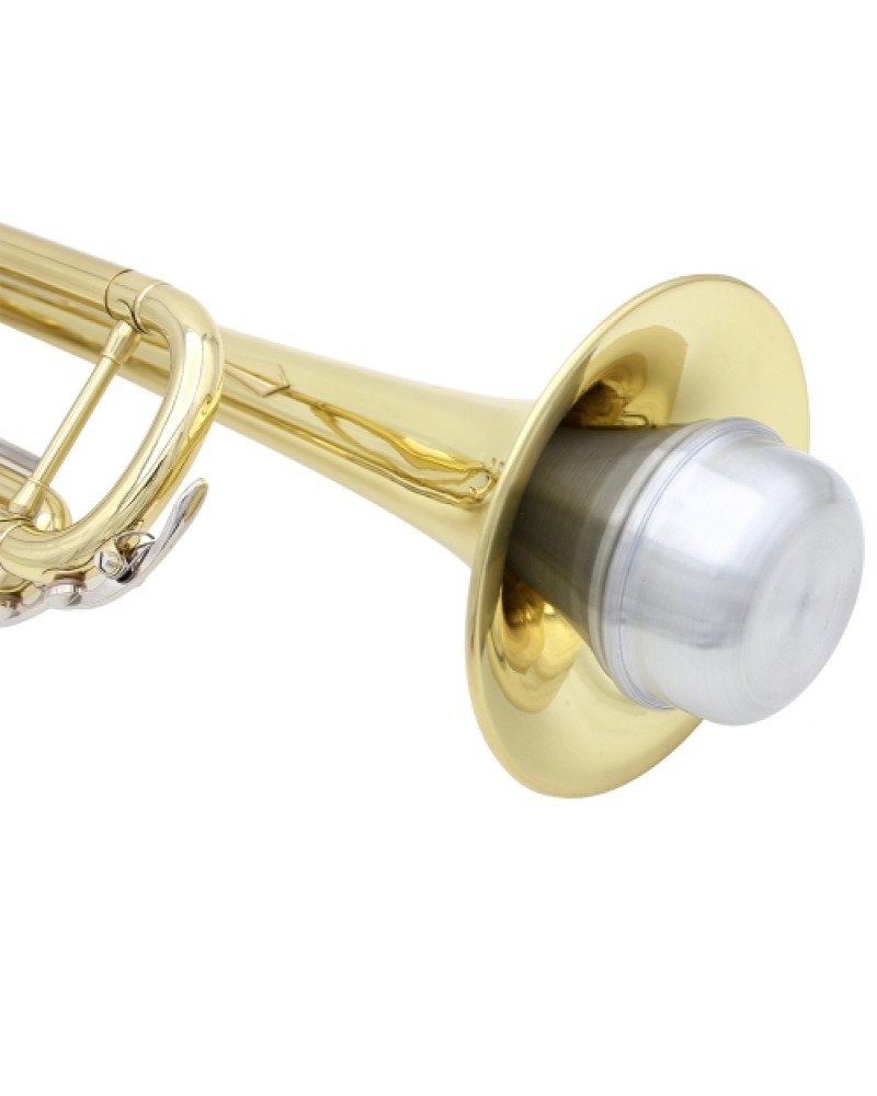 High Quality Trumpet Straight Mute Sourdine Aluminum Alloy Silver Color