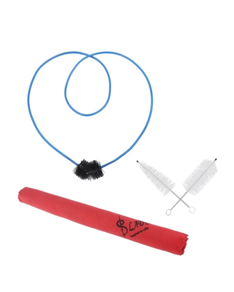 Trumpet Maintenance Cleaning Care Kit Set Including Mouthpiece Brush Valve Brush Flexible Snake Brush Cleaning Cloth