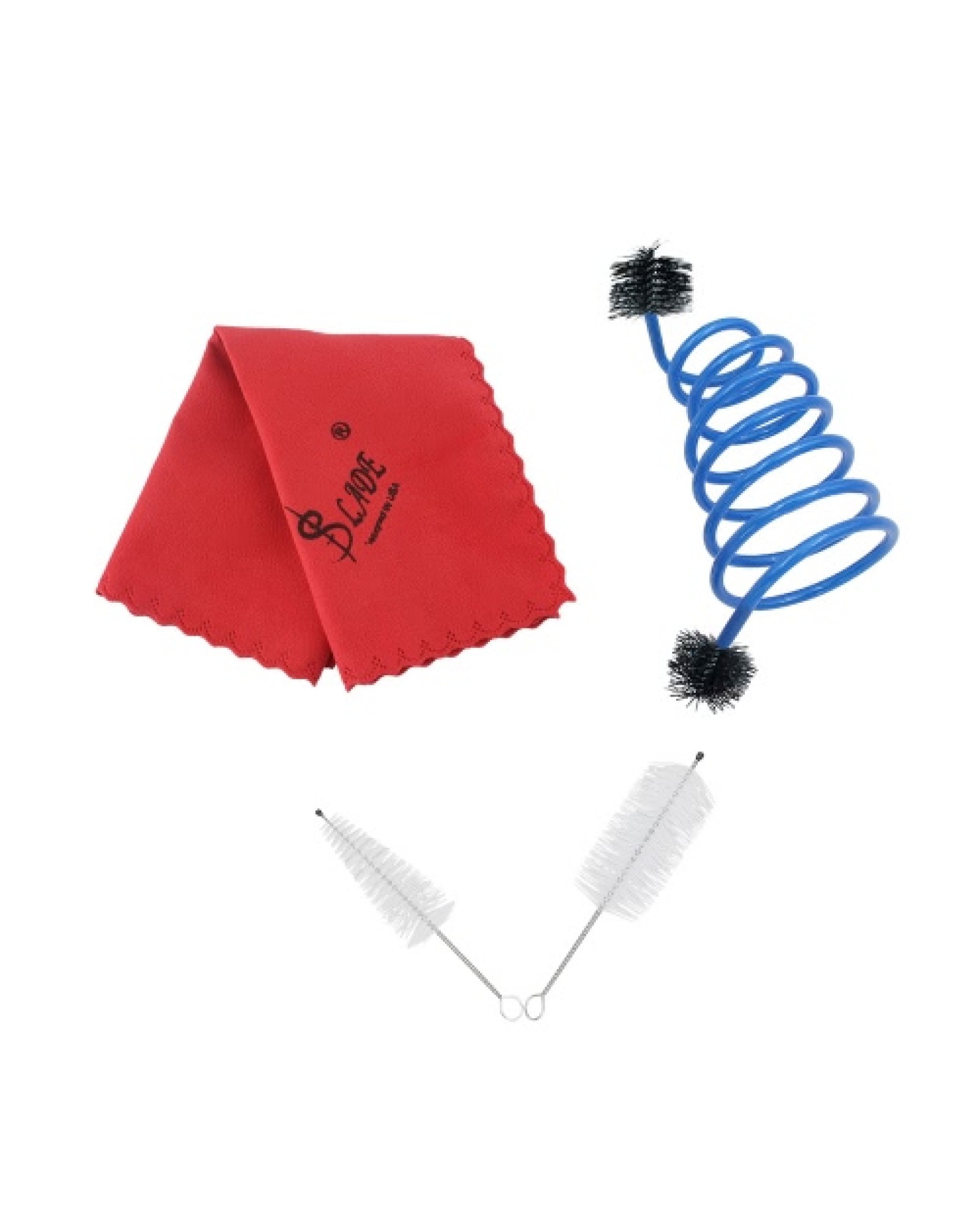 Trumpet Maintenance Cleaning Care Kit Set Including Mouthpiece Brush Valve Brush Flexible Snake Brush Cleaning Cloth