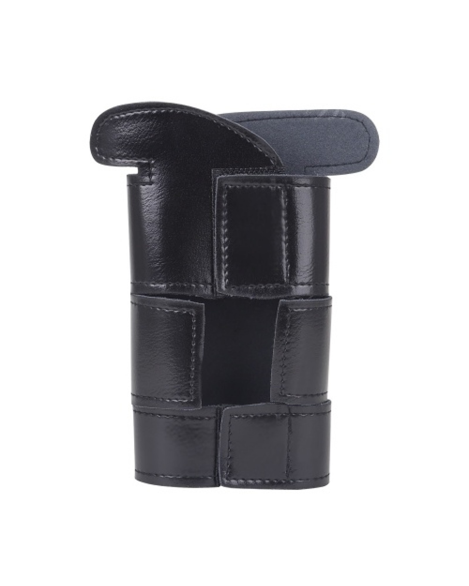 Trumpet Valve Guard PU Leather Protective Sleeve Protector for Trumpet Black