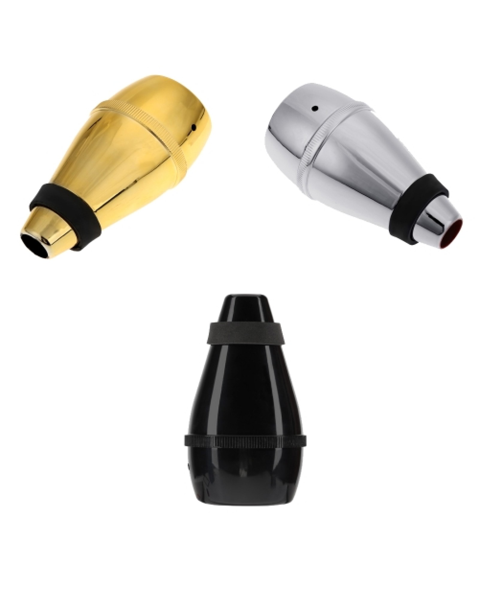 Trumpet Mute Silencer Plastic Practice Light-weight Black