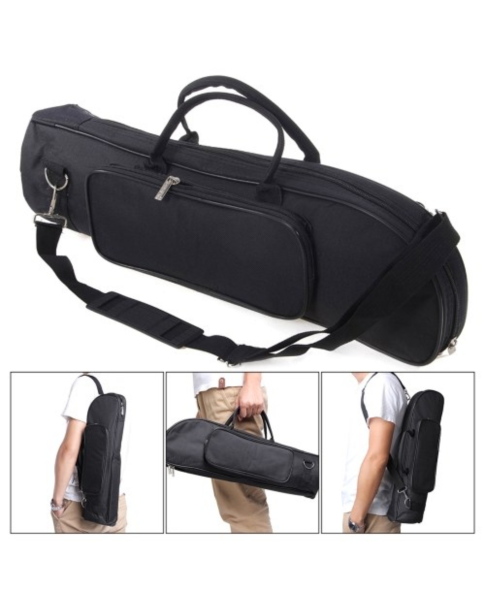 Trumpet Gig Bag Soft Carrying C-ase with Single Shoulder Strap