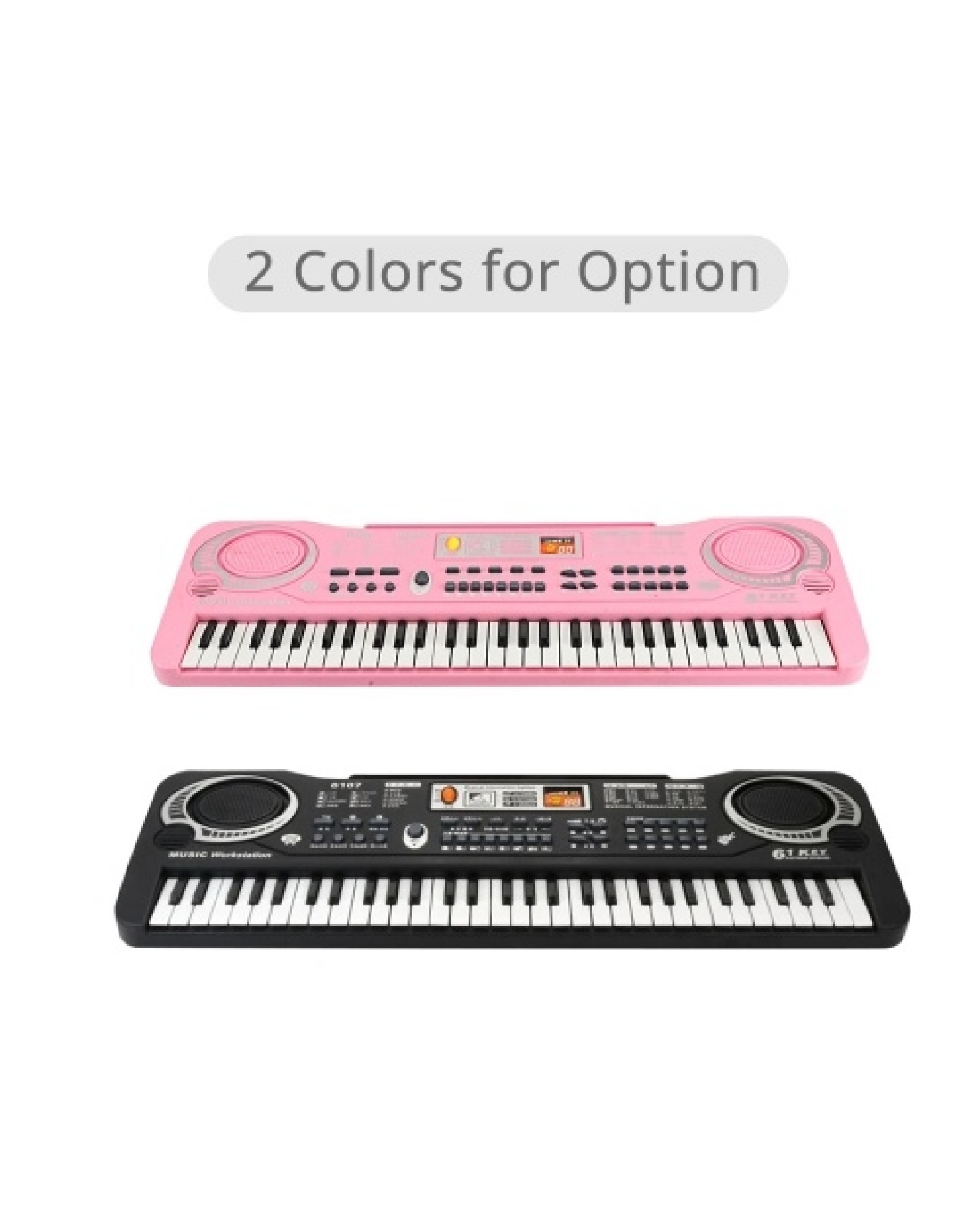 61 Keys Electronic Organ USB Digital Keyboard Piano Musical Instrument Kids Toy with Microphone