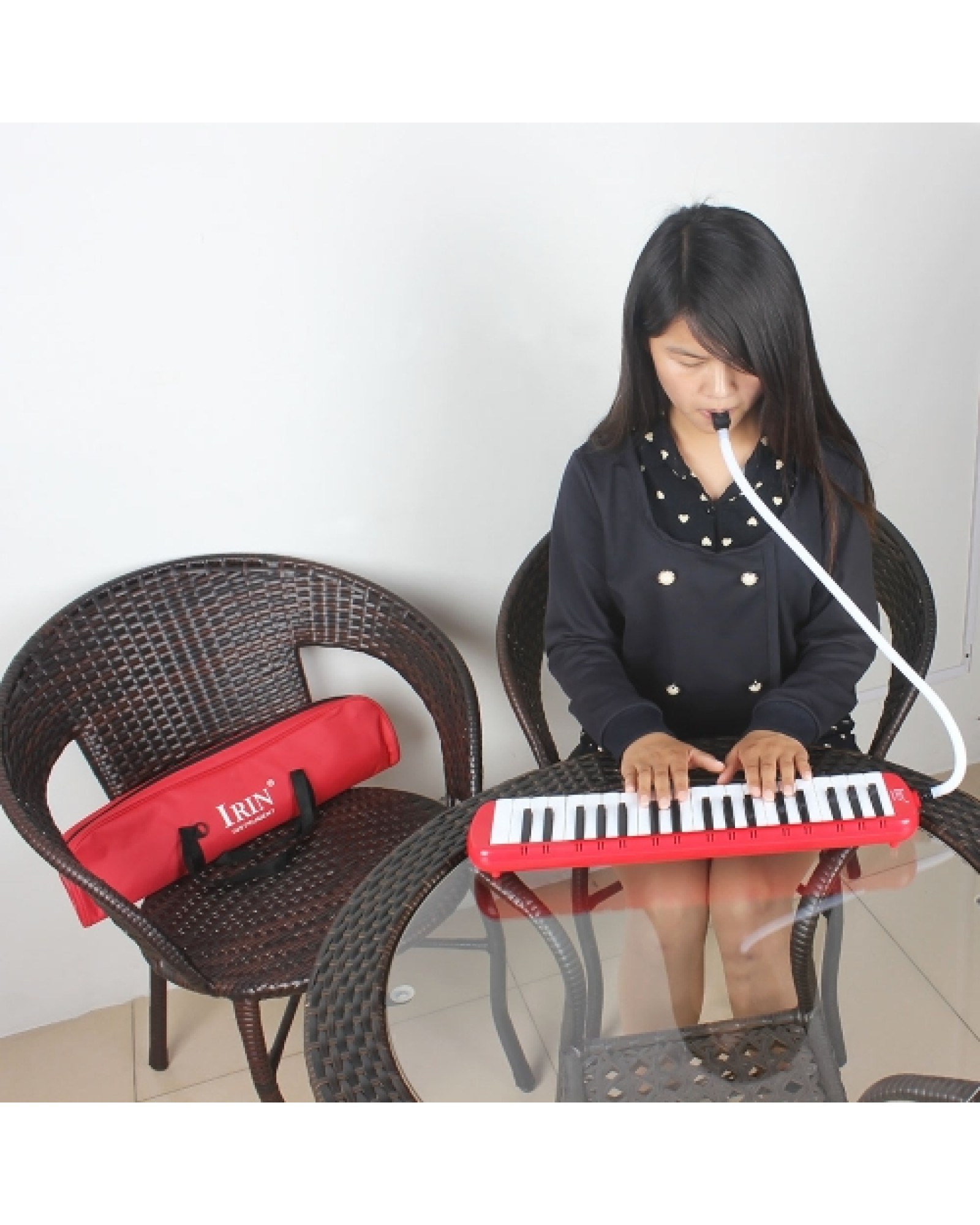 37 Piano Keys Melodica Pianica Musical Instrument with Carrying Bag for Students Beginners Kids