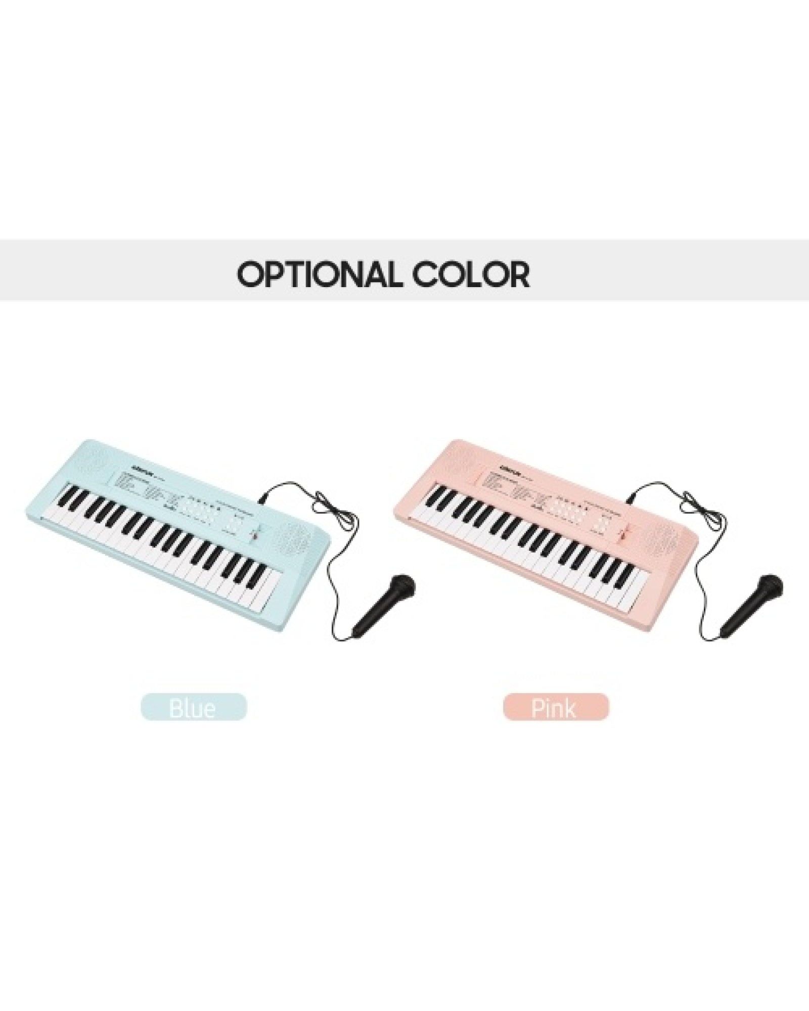 Electronic Piano with Mini Keyboard 37-Key Electronic Keyboard Piano Children' s Piano Pink