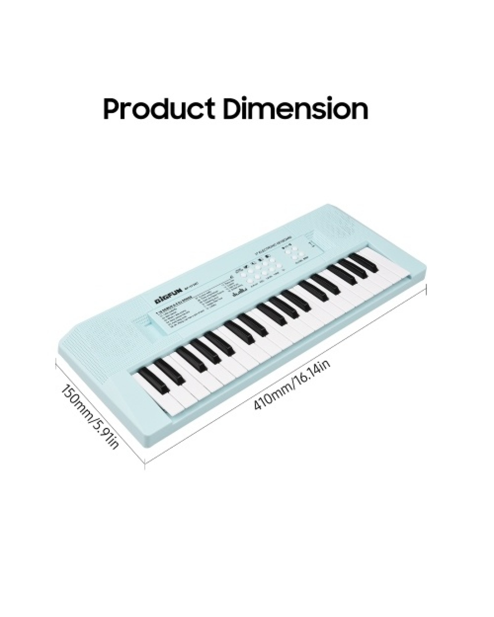 Electronic Piano with Mini Keyboard 37-Key Electronic Keyboard Piano Children' s Piano Pink