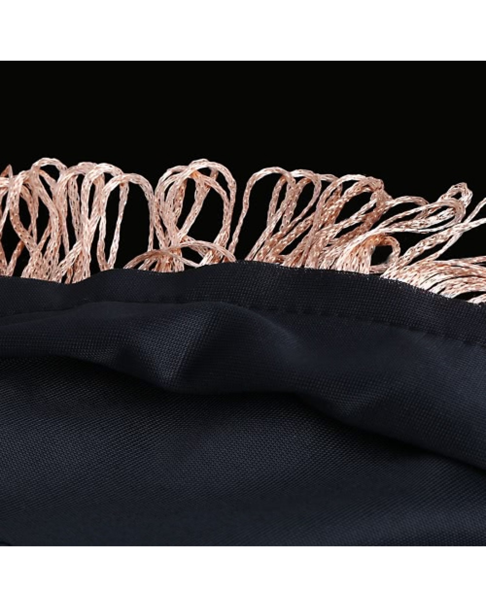 88-key Electronic Piano Keyboard Cover PleucheFastener Tape Decorated with Fringes Beautiful