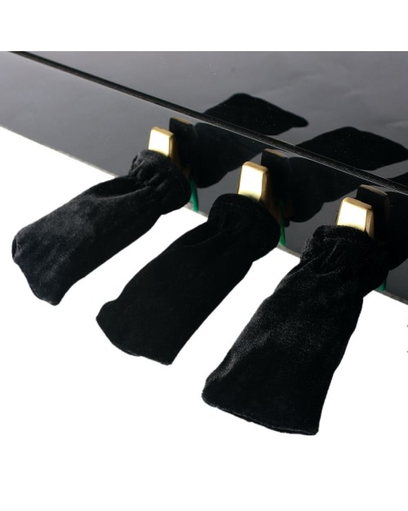 3pcs Piano Sustain Pedal Cover Pleuche Universal Beautiful