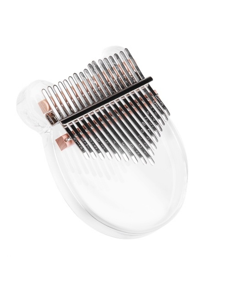 17 Keys Transparent Acrylic Thumb Piano Kalimba（Bear ）