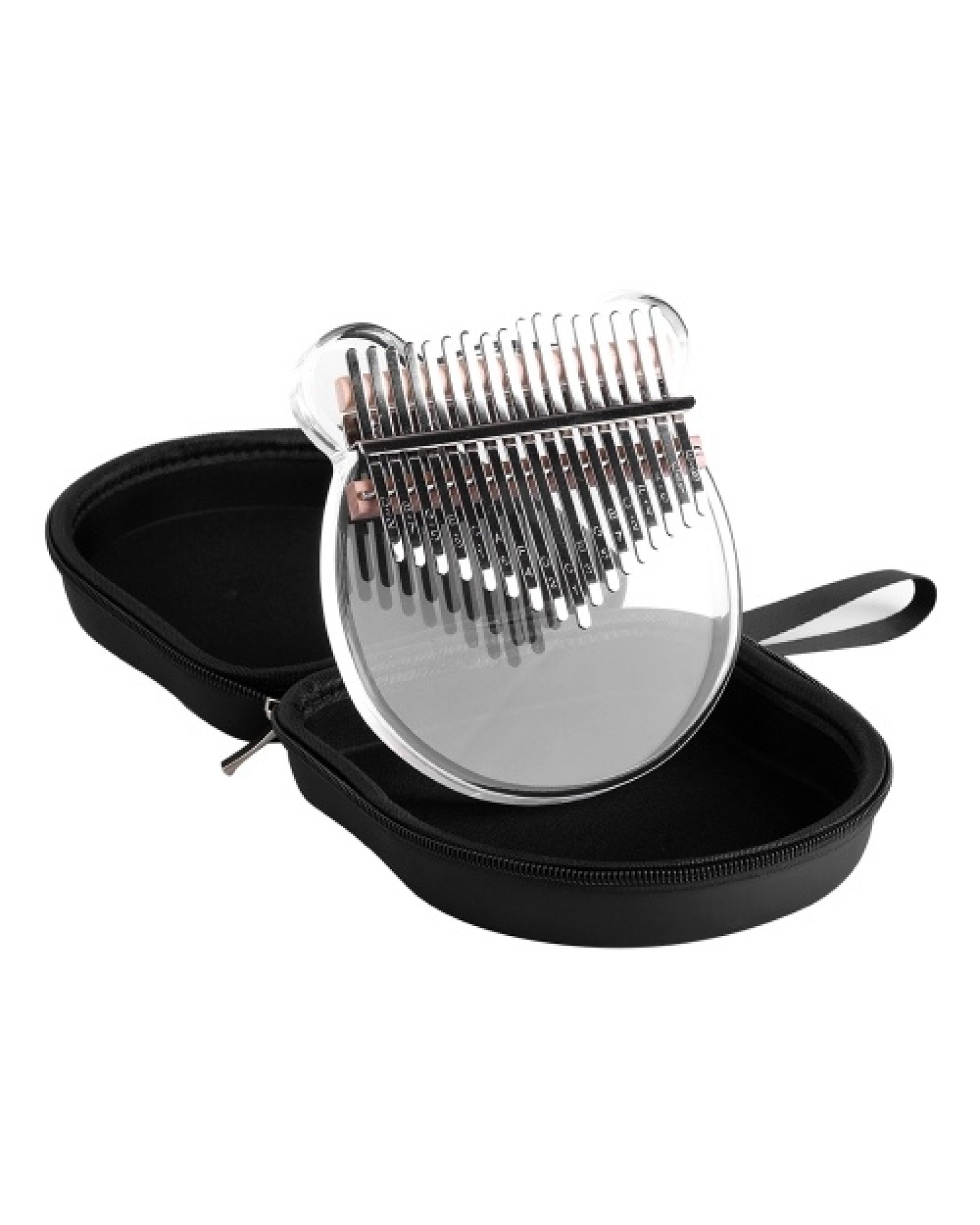 17 Keys Transparent Acrylic Thumb Piano Kalimba（Bear ）