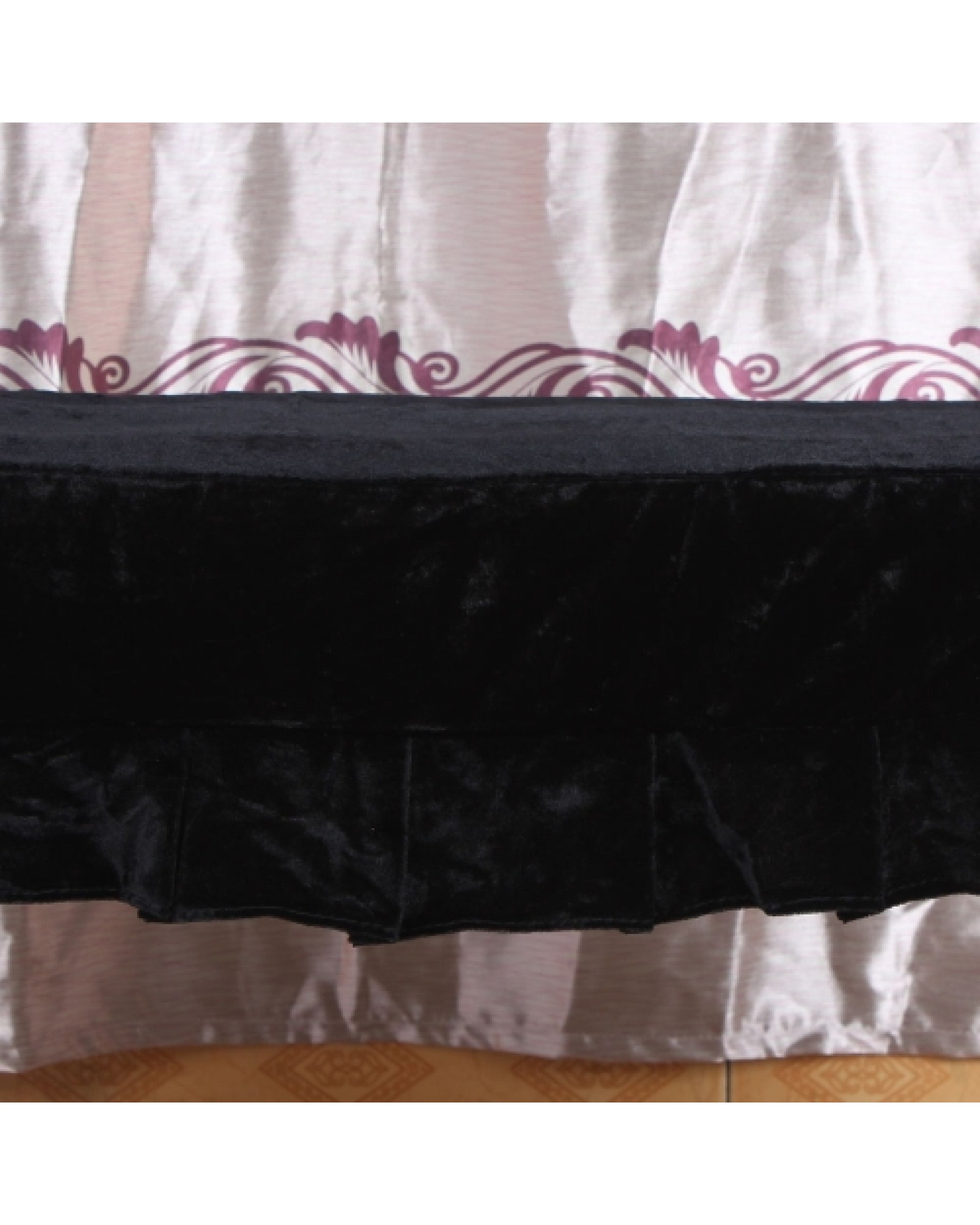Piano Stool Chair Bench Cover Pleuche Decorated with Macrame 75 * 35cm for Piano Dual Seat Bench Universal Beautiful