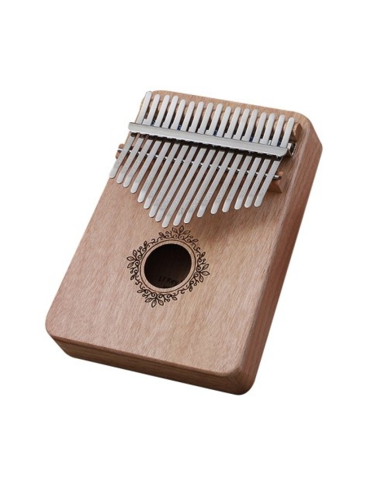 Flowers 17 Keys Kalimba African Thumb Finger Piano Wood Kalimba Portable Musical Instrument