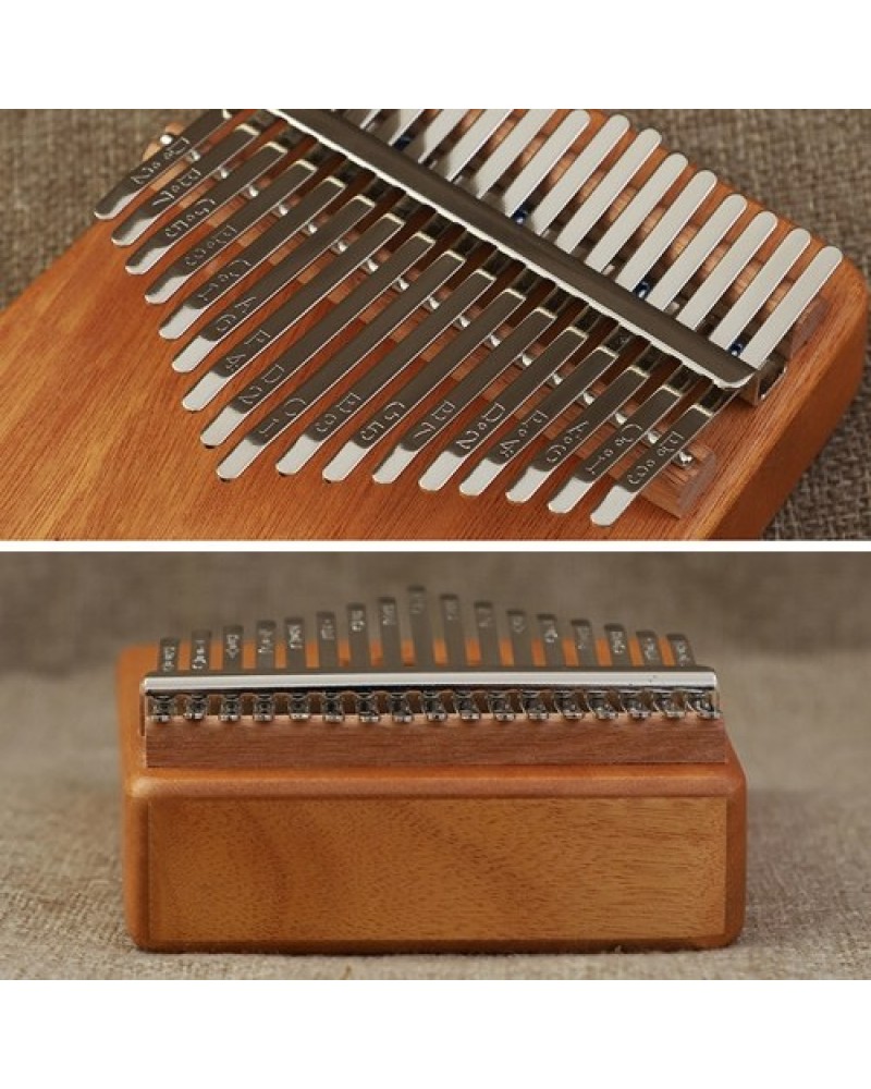 Flowers 17 Keys Kalimba African Thumb Finger Piano Wood Kalimba Portable Musical Instrument