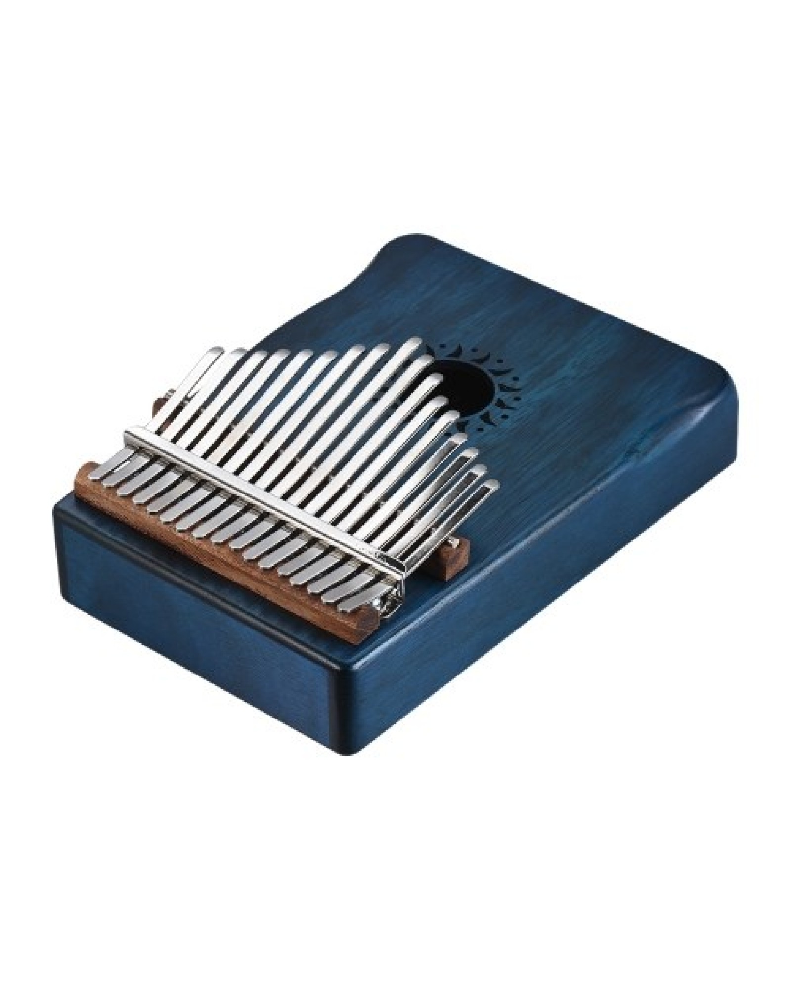17-Key Portable Kalimba Mbira Thumb Piano Mahogany Solid Wood Musical Instrument Gift for Music Lovers Beginner Students