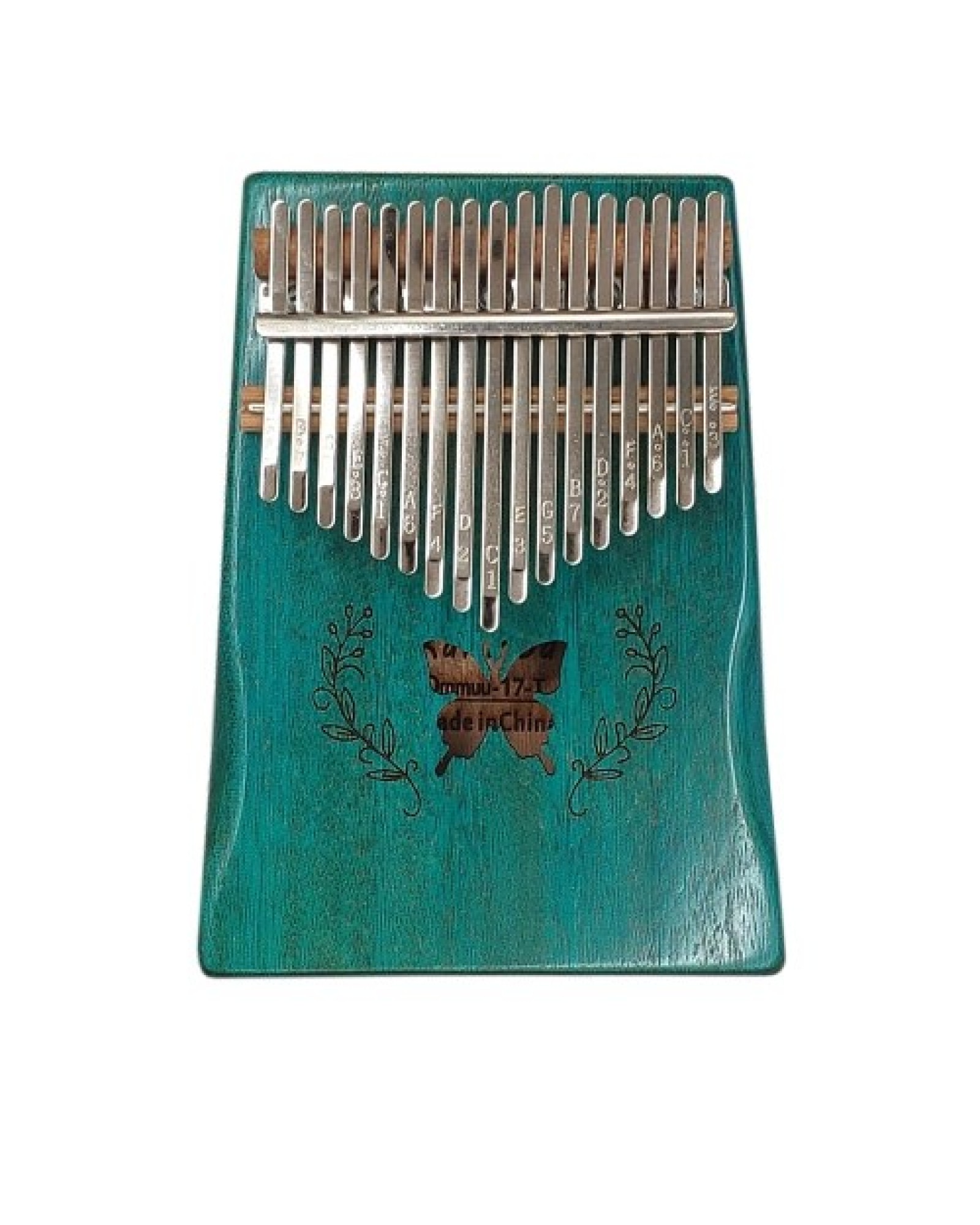Kalimba Mbira Thumb Finger Piano Portable 17 Keys Solid Wood Musical Instrument Gift for Music Lovers Beginners