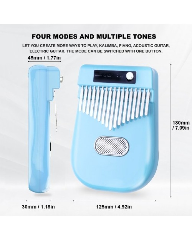 Electric Kalimba 17 Keys Thumb Piano