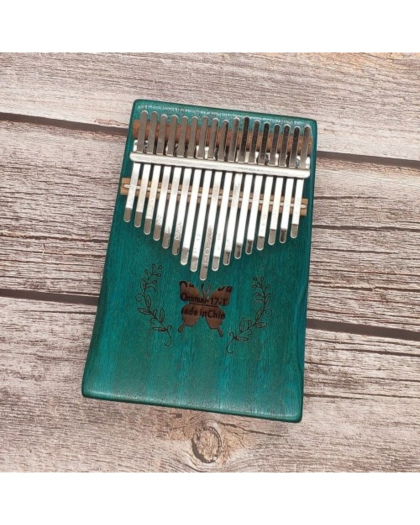 Kalimba Mbira Thumb Finger Piano Portable 17 Keys Solid Wood Musical Instrument Gift for Music Lovers Beginners