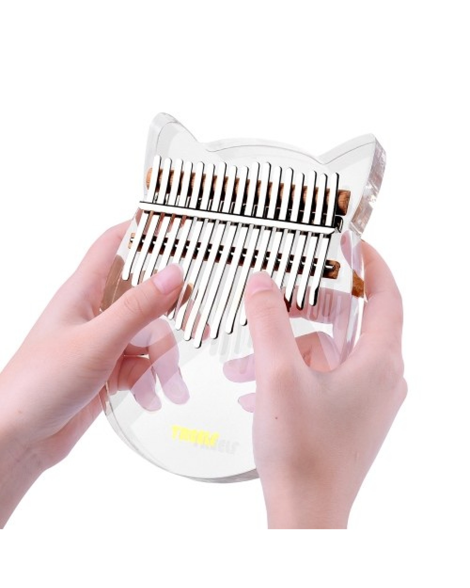 17 Keys Transparent Acrylic Thumb Piano Kalimba
