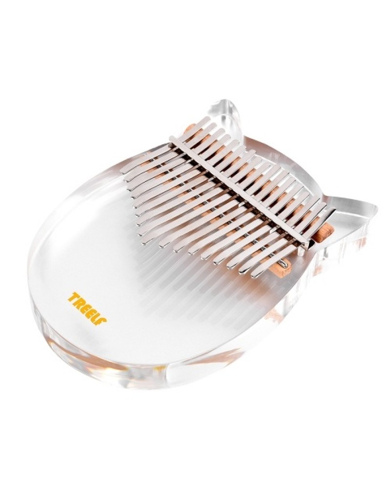 17 Keys Transparent Acrylic Thumb Piano Kalimba
