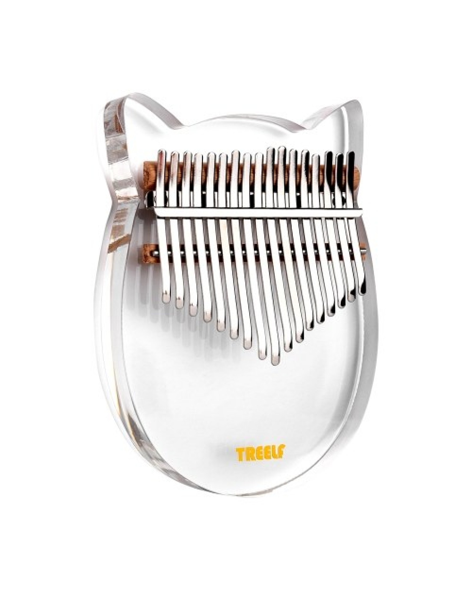 17 Keys Transparent Acrylic Thumb Piano Kalimba