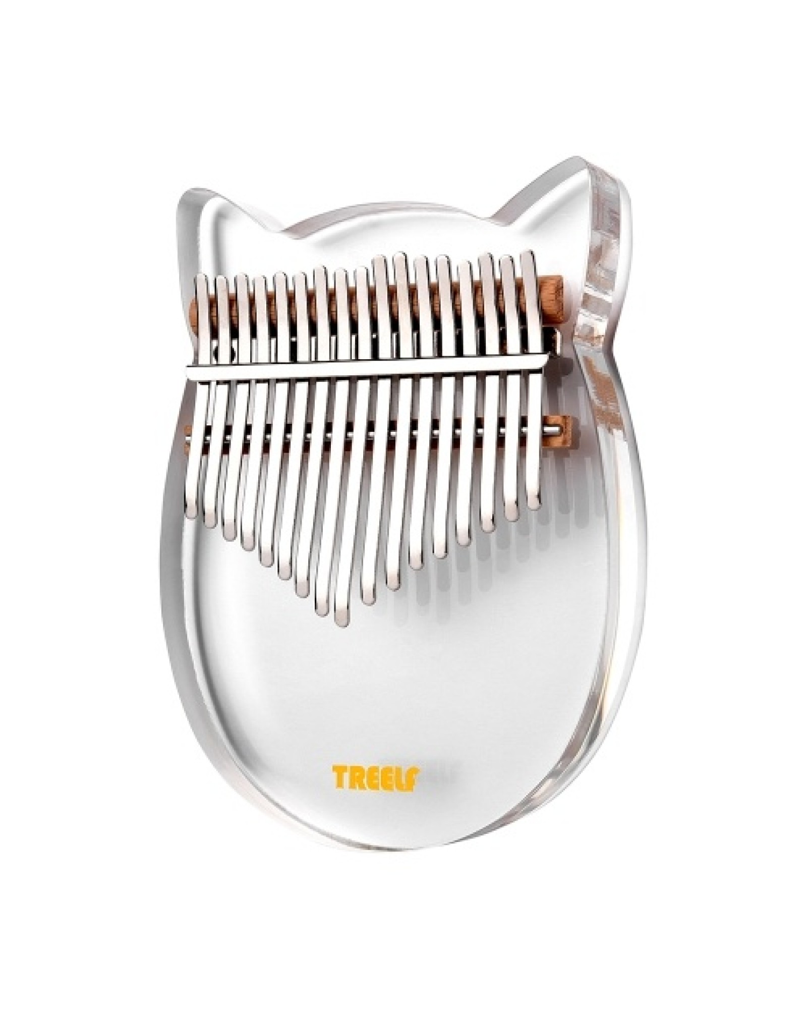 17 Keys Transparent Acrylic Thumb Piano Kalimba