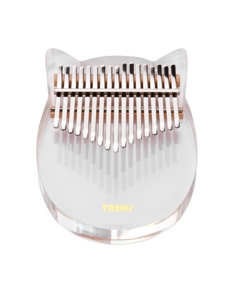 17 Keys Transparent Acrylic Thumb Piano Kalimba
