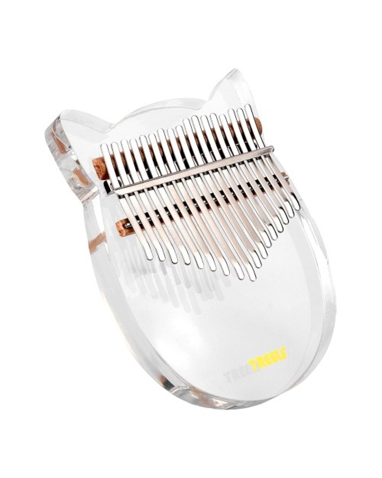 17 Keys Transparent Acrylic Thumb Piano Kalimba