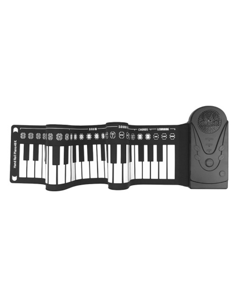 49 Keys Roll Up Piano Foldable Portable Hand Roll Piano