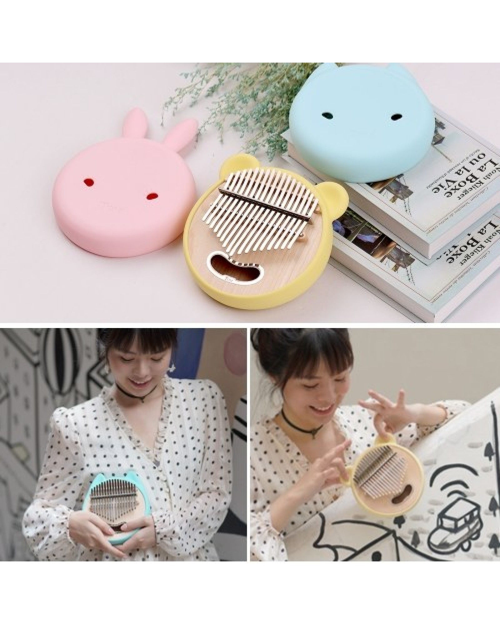 Tom TK-CI-RB 17-Key Round Shape Thumb Piano