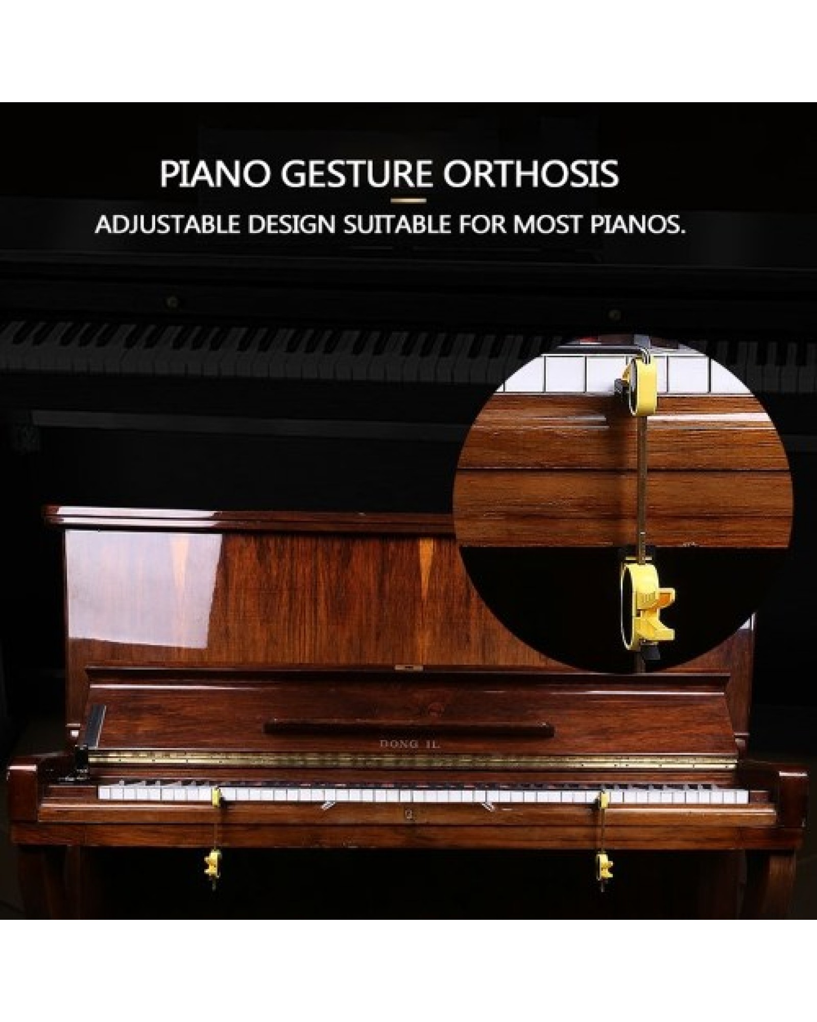 Piano Hand Gesture Orthoses Finger Straightener Wrist Braces Type Gesture Corrector Tools for Piano Beginners