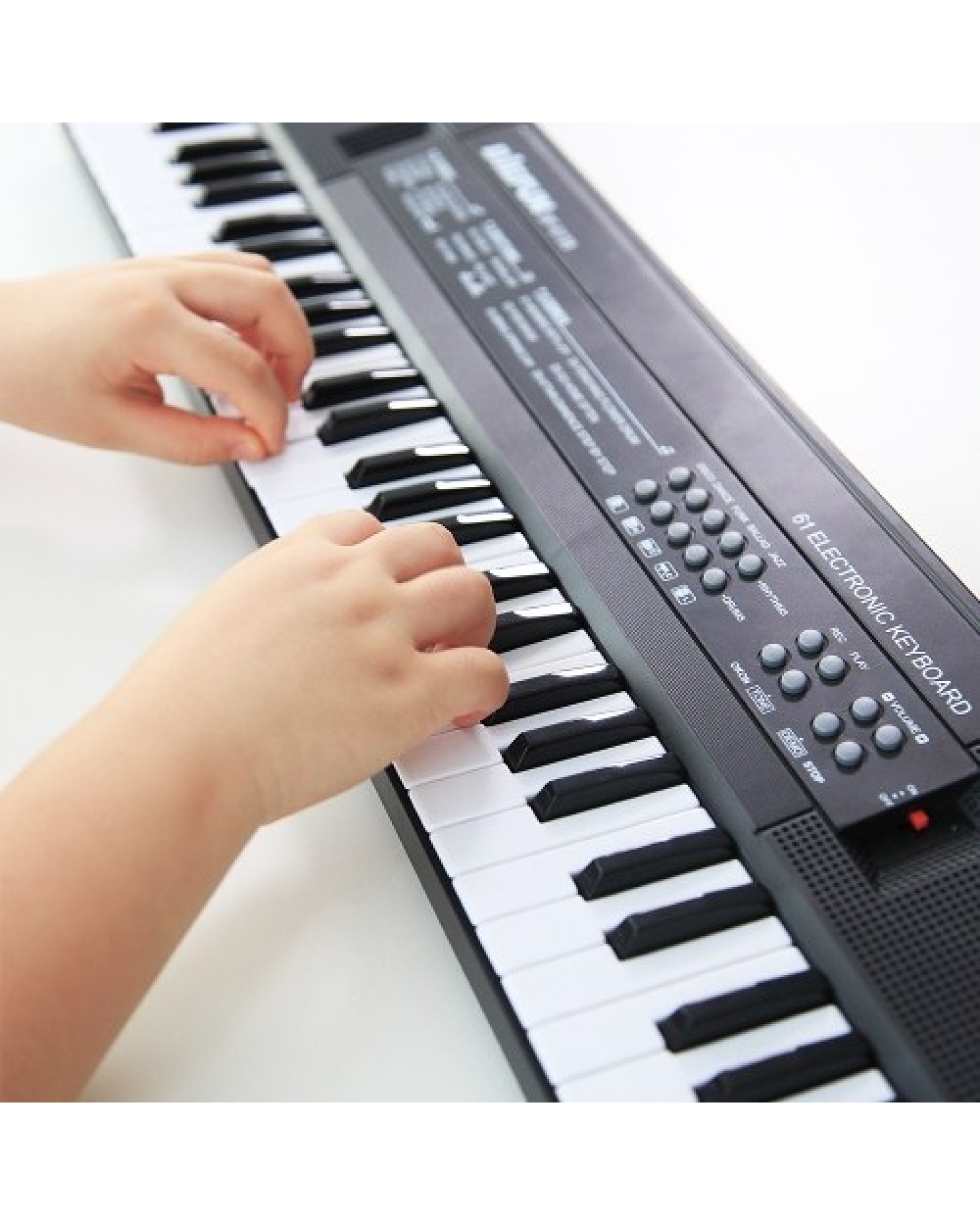 61 Keys Digital Music Electronic Keyboard Kids Multifunctional Electric Piano for Piano Student with Microphone Function Musical