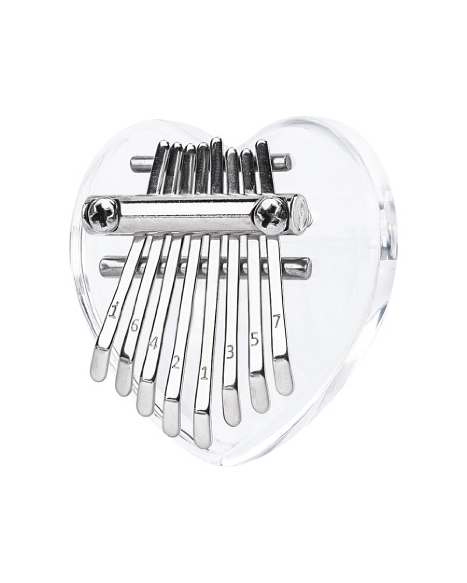 Mini Kalimba 8 Keys Transparent Crystal Acrylic Thumb Piano