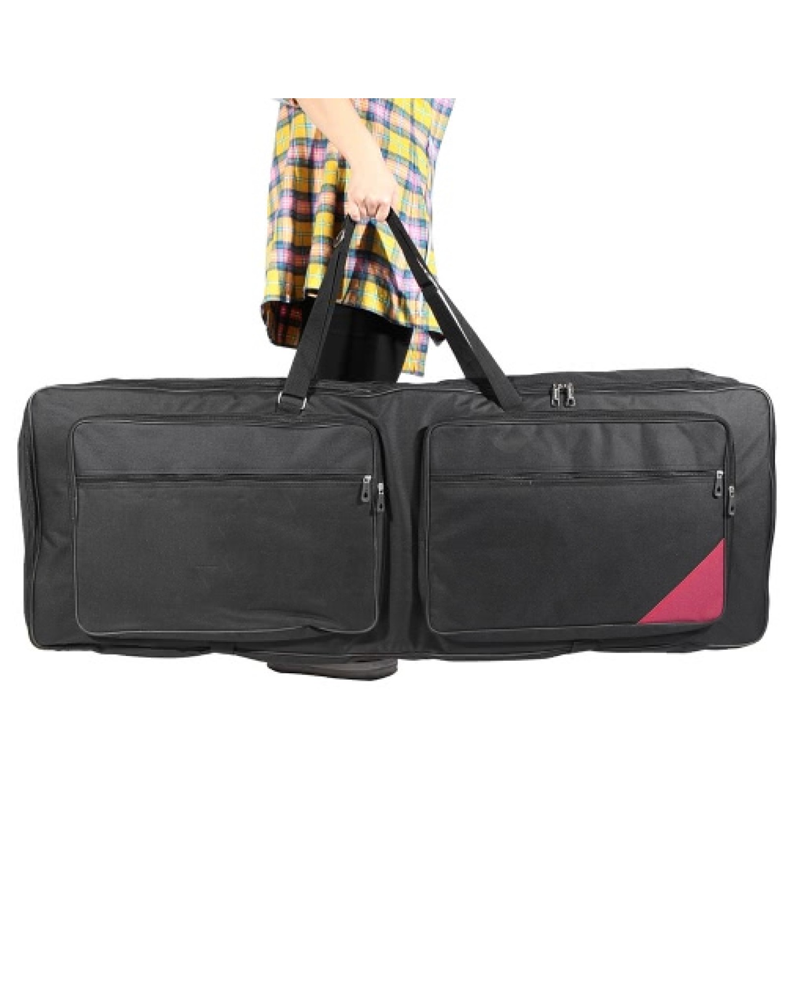 73-Key 76-Key Keyboard Electric Piano Organ Gig Bag Soft Case 46.4"  * 16.5"  Durable 600D Cloth PE Foam Padded Dual Zipper