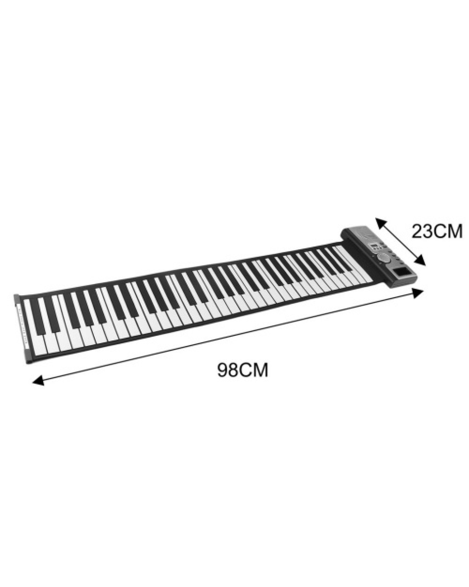 61 Keys Roll Up Piano Keyboard Portable Soft Silicone Electronic Piano