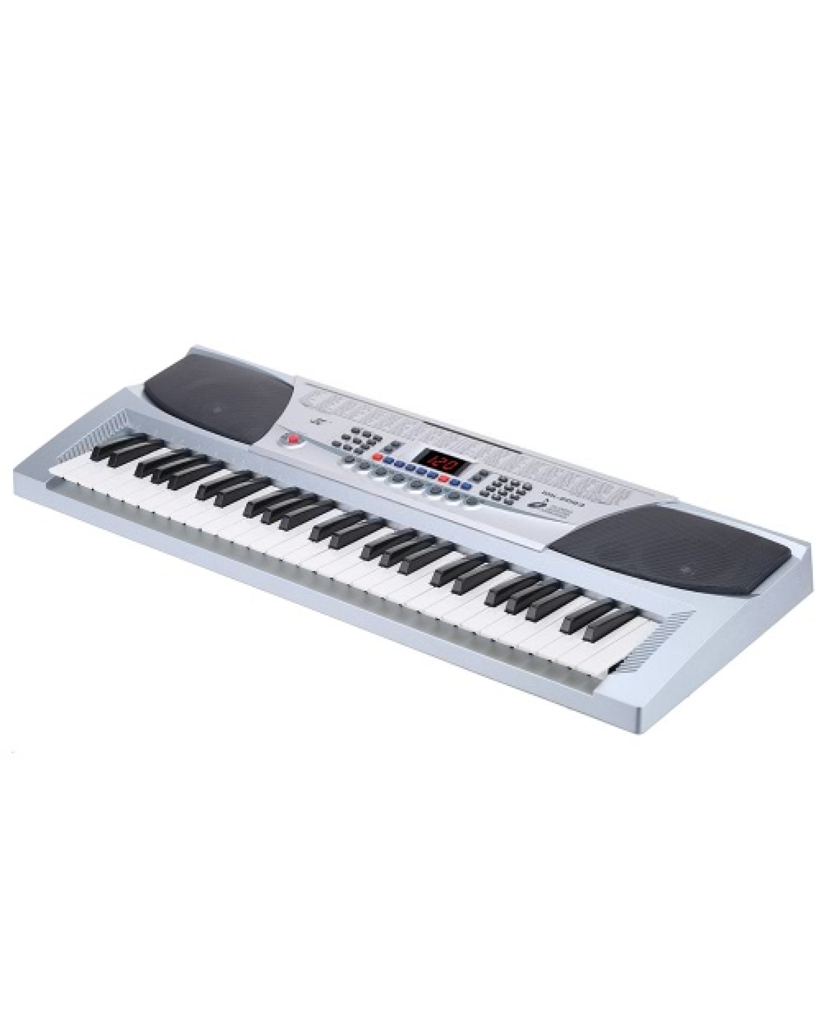 54 Keys Multifunctional Teaching-Type Electronic Keyboard LED Display Electronic Piano Organ with Music Stand &amp; Microphone