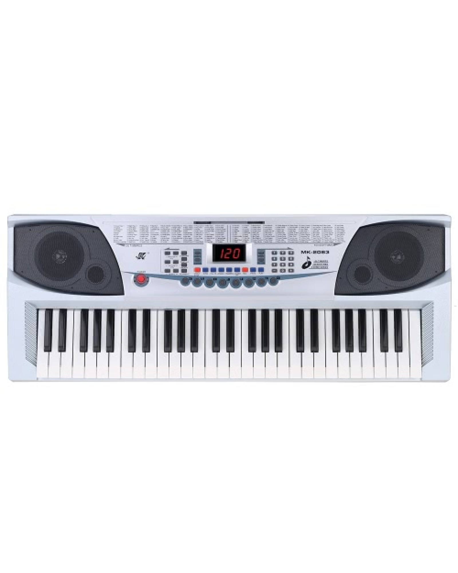 54 Keys Multifunctional Teaching-Type Electronic Keyboard LED Display Electronic Piano Organ with Music Stand &amp; Microphone