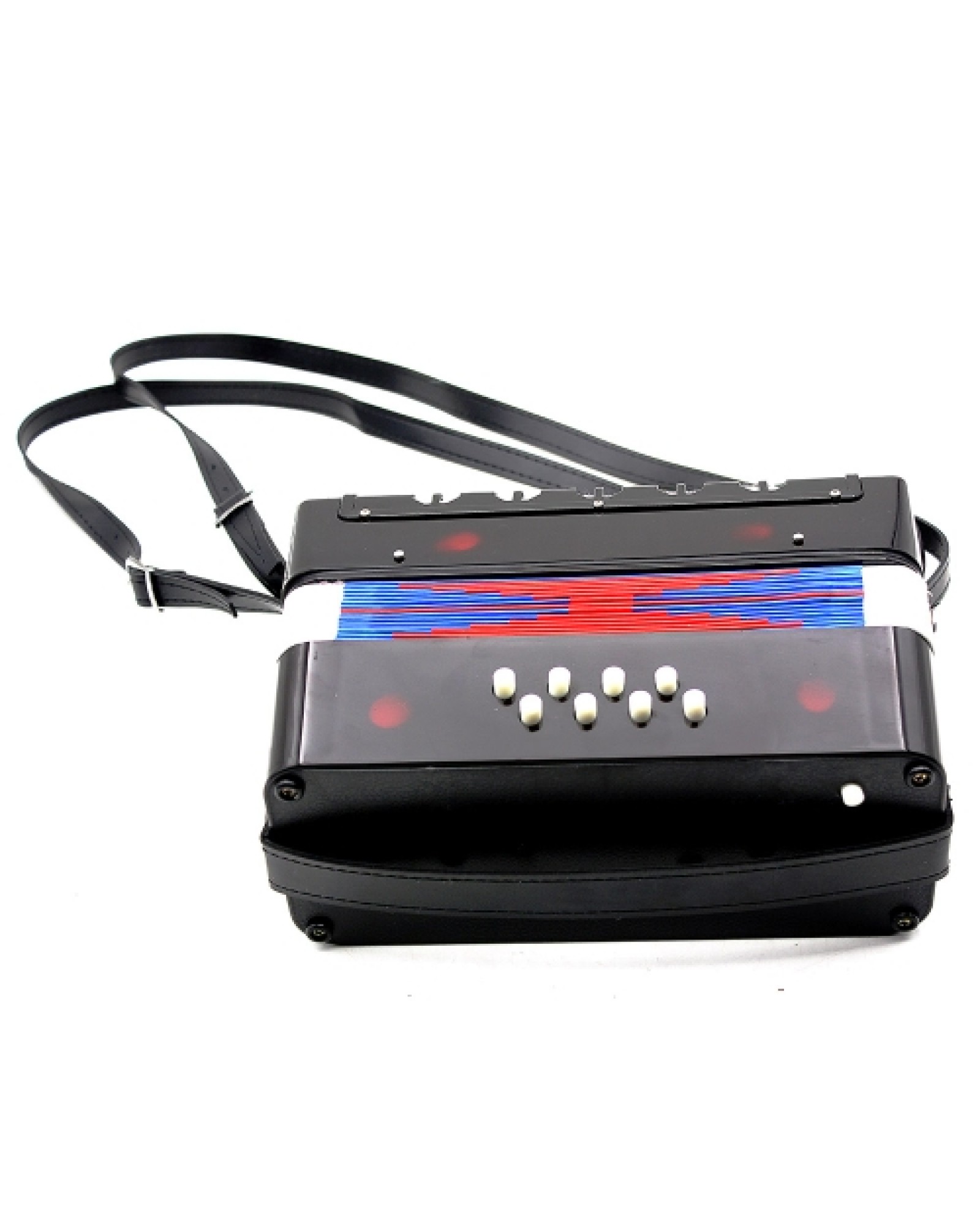 Kids Children 17-Key 8 Bass Mini Small Accordion Educational Musical Instrument Rhythm Band Toy