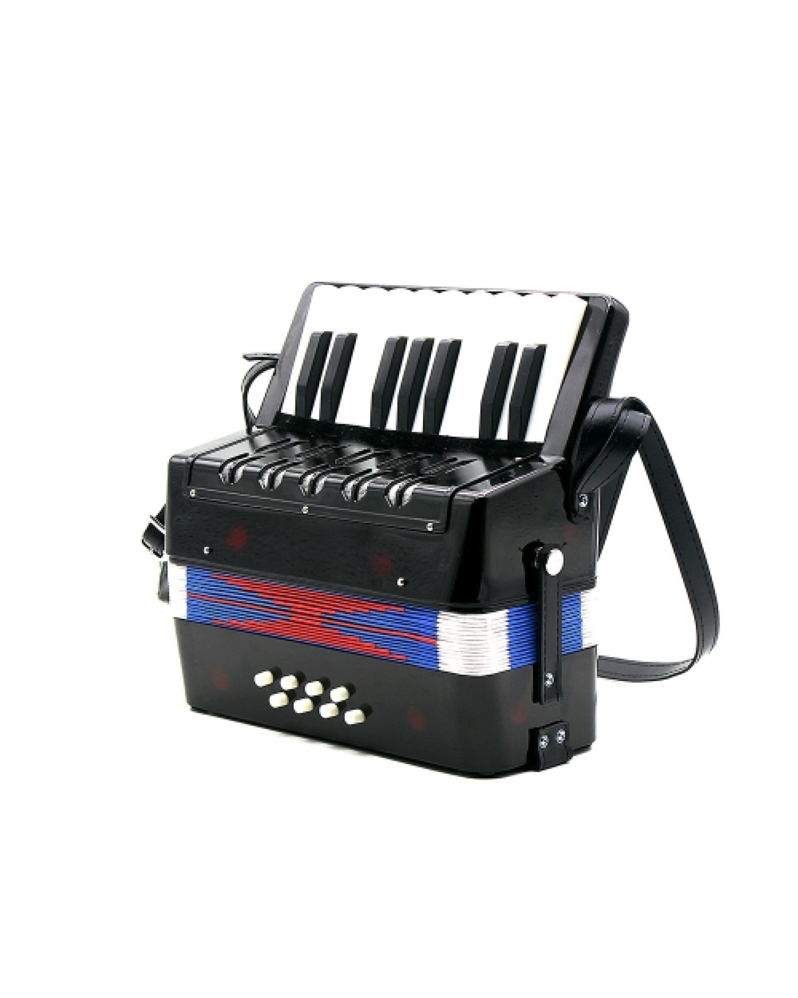 Kids Children 17-Key 8 Bass Mini Small Accordion Educational Musical Instrument Rhythm Band Toy