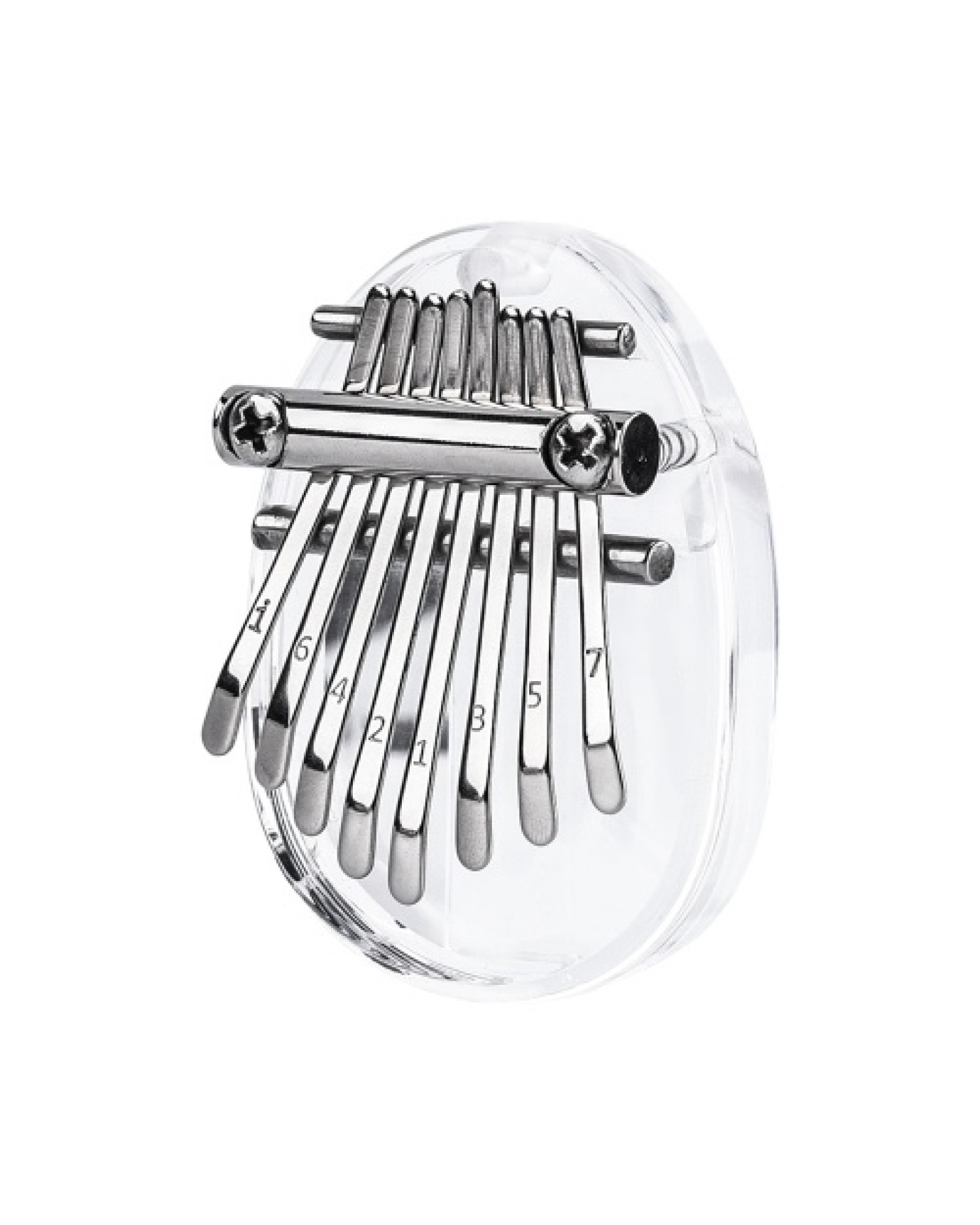 8 Key Kalimba Mini Thumb Piano Finger Piano Transparent Acrylic Finger Keyboard Musical Instrument
