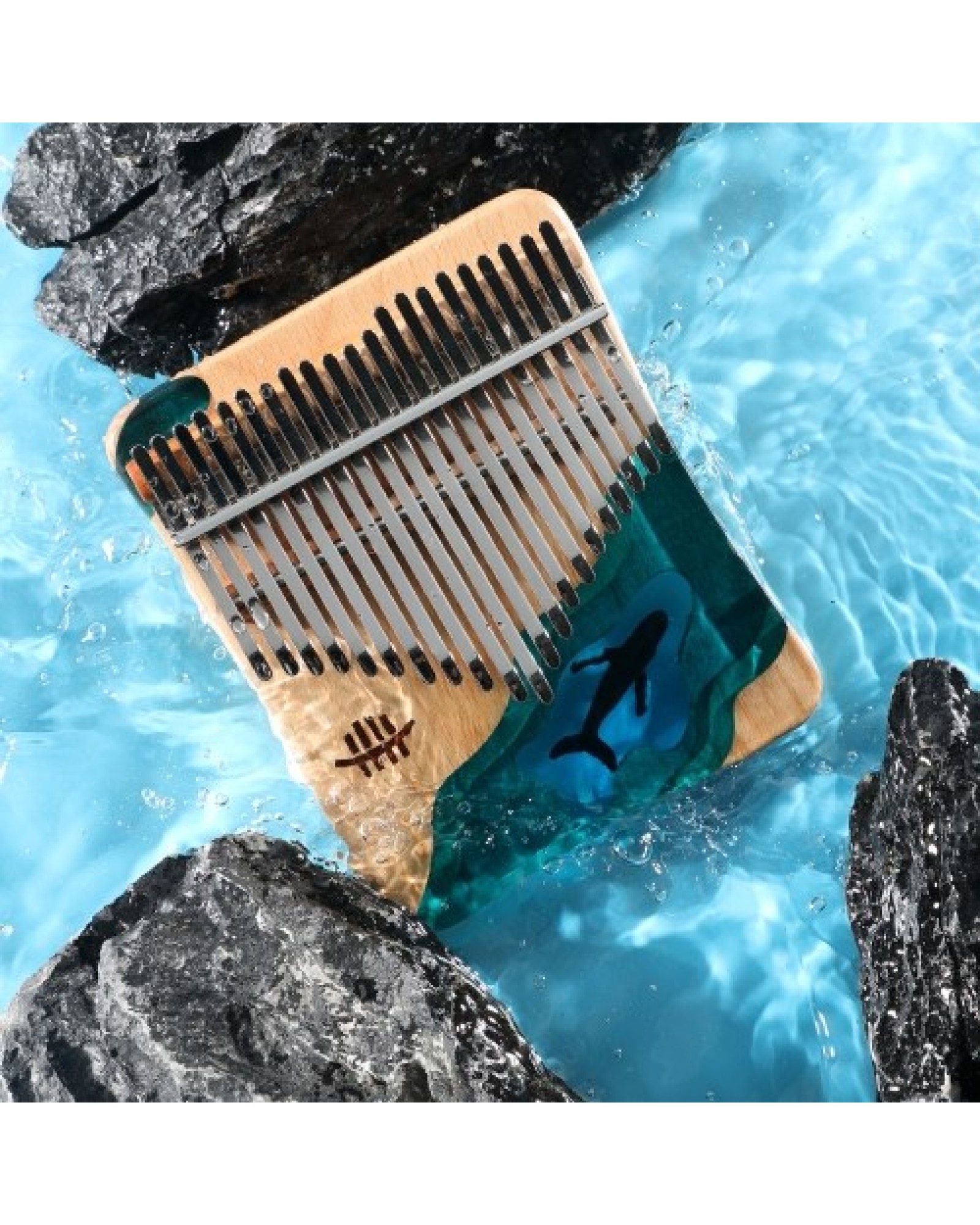 Hluru 21 Keys Kalimba Piano Beech Wood Thumb Finger Piano