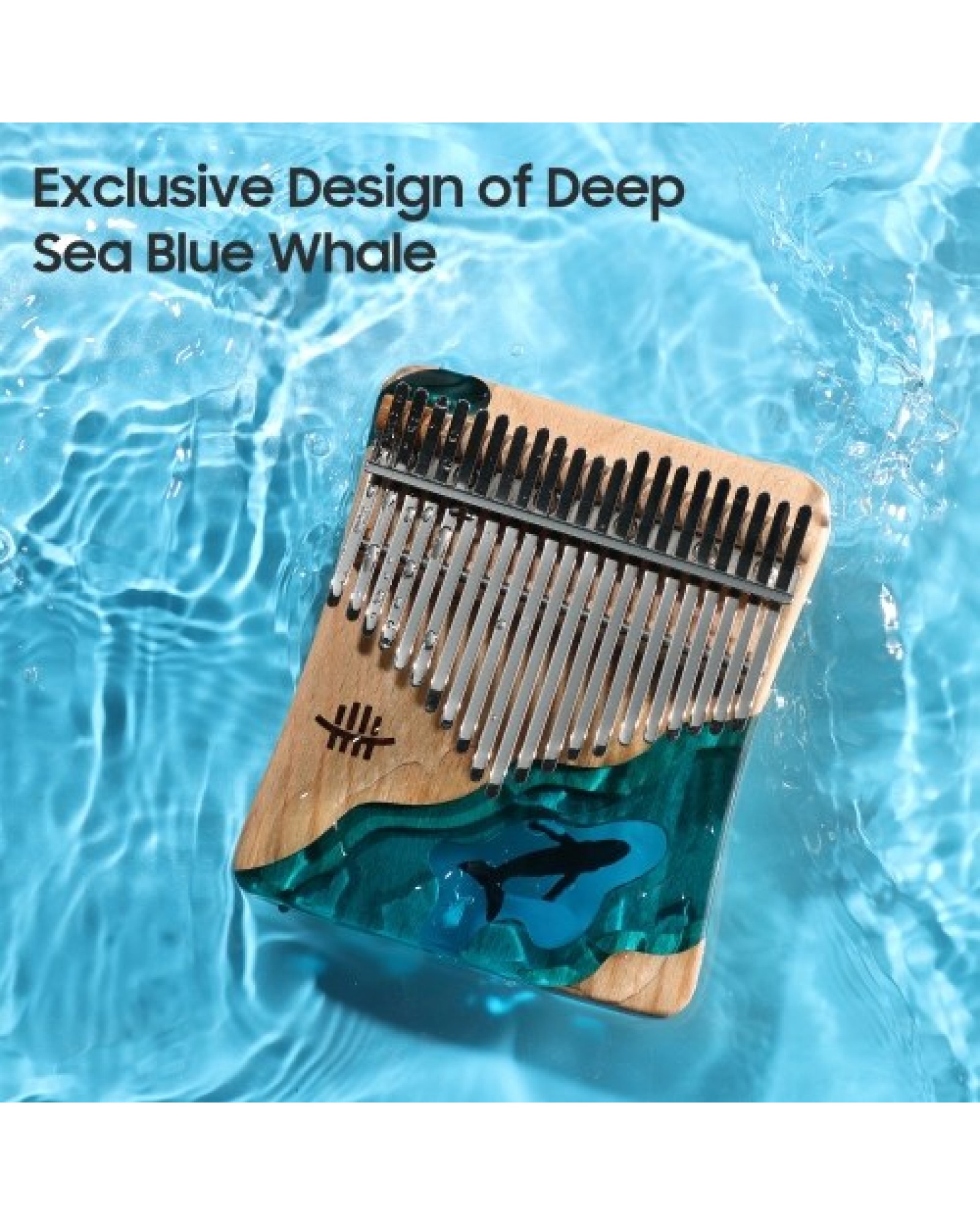 Hluru 21 Keys Kalimba Piano Beech Wood Thumb Finger Piano