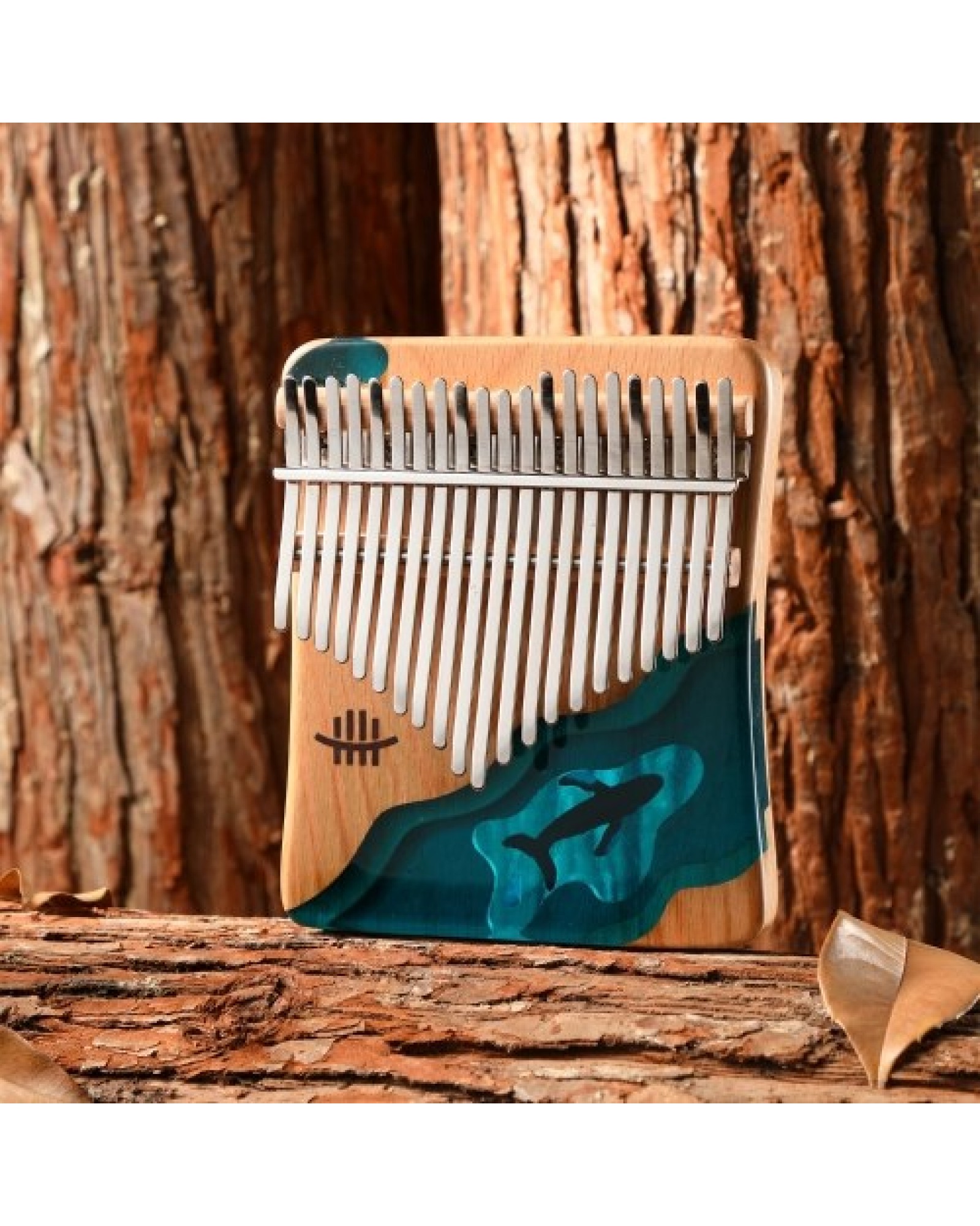 Hluru 21 Keys Kalimba Piano Beech Wood Thumb Finger Piano