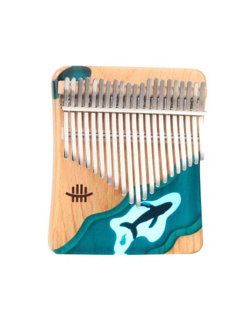 Hluru 21 Keys Kalimba Piano Beech Wood Thumb Finger Piano